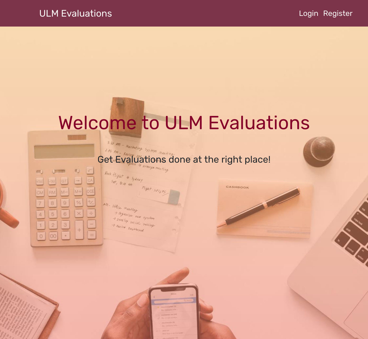 ULM Evaluations homepage